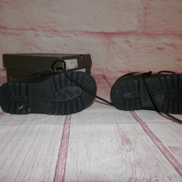[TB015806] TODDLER Size 8 TIMBERLAND FIELD BOOT BLACK FULL GRAIN LEATHER 3625 - Picture 9 of 11